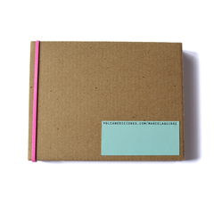 Cuaderno hojas sueltas formato postal *MARCELA QUIROZ