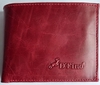 Billetera en Cuero Color Rojo