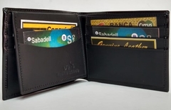 Billetera en Cuero Negro Florantic - comprar online