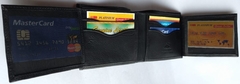 Billetera en Cuero Color Negro/Gris en internet