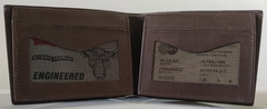 Billetera en Cuero Color Siena Tostada (Café) - comprar online