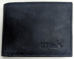 Billetera en Cuero Azul dfino