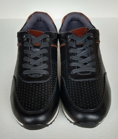 TENIS EN CUERO NEGRO NIZA en internet