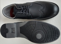 ZAPATO SPORT EN CUERO NEGRO - comprar online