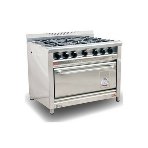 COCINA INDUSTRIAL BASIC CHEFF ART 1100 6 HORNALLAS