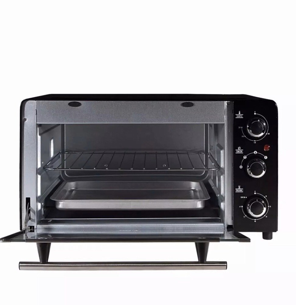 Horno Eléctrico BGH 25 Litros Acero Inox