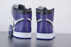 Tênis Jordan 1 High "Court Purple White" na internet