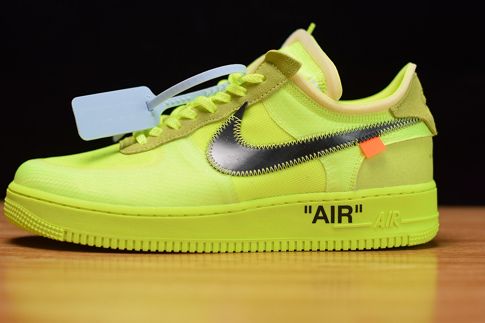 nike air force 1 off white verde