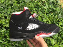 Tênis Air Jordan 5 ''Supreme Black" - loja online