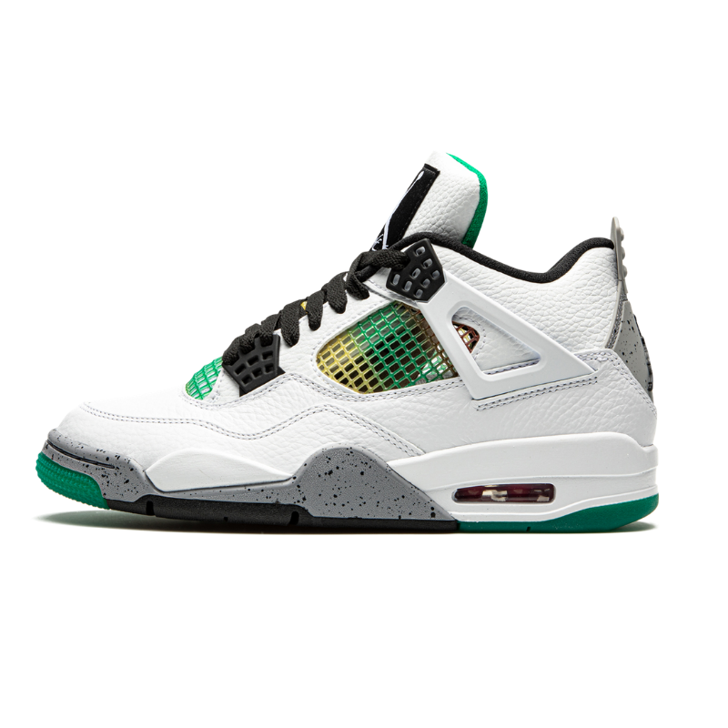 air jordan 4 branco e verde