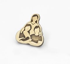 Pin Metálico Inyectado Bronce Vintage - comprar online