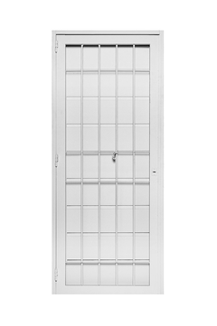 PUERTA CON REJA CIEGA