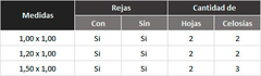 VENTANA DE ABRIR DOBLE HOJA - comprar online