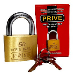 candado doble traba 50mm prive