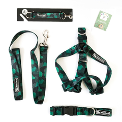 Combo FULL Collar + Correa + Pretal + Llavero + Chapita Niza
