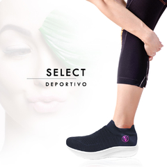 CALZADO DEPORTIVO SELECT DAMA NEGRO/BLANCO - comprar en línea