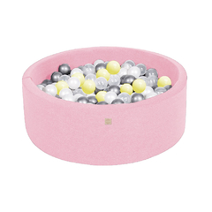SET PISCINA ROSA NATURE GARTEN + MIX 150 PELOTAS AMARILLAS