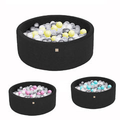 SET PISCINA NEGRA NATURE GARTEN + MIX 150 PELOTAS AZUL - tienda en línea