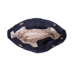 SUNDAR BOLSA ROMBOS AZUL MARINO CON CIERRE - Select store