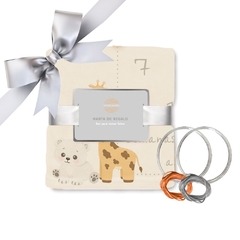 MANTA DE REGALO BEBÉ NATURE GARTEN HOY TENGO BEIGE - comprar en línea