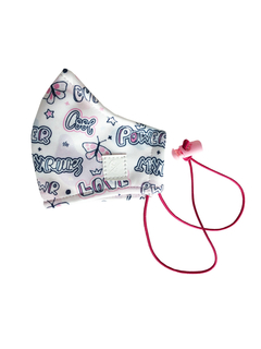 Cubrebocas/mascarillas NINA 3pz INFANTIL likra saludable, Ajustables, Suaves,  Lavables (NINA UNICORNIO) en internet