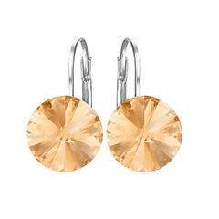 SWAROVSKI CRISTALES RIVOLI, ARETES COLGANTES (NARANJA) - comprar en línea