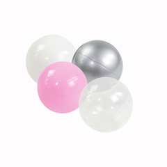 MIX PELOTAS PARA ALBERCA SECA NATURE GARTEN 100 PZ ROSA