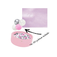 SET PISCINA ROSA NATURE GARTEN + MIX 150 PELOTAS ROSA en internet