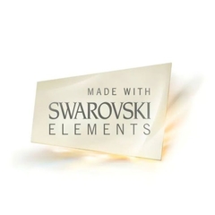 SWAROVSKI CRISTALES ARETES COLGANTES PERA MORADA en internet