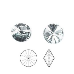 Aretes broquel Swarovski crystals Blanco - tienda en línea