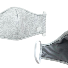 Mascarilla cubreboca anti-microbiana con fibra de plata SILVADUR® (VINTAGE) - comprar en línea