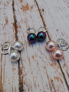 SELECT CRISTALES Set perlas olivo (aretes colgantes + colgante) - tienda en línea