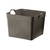 CANASTO ORGANIZADOR CUADRADO GRIS DE 22LTS. (36X41X28cm) - comprar online