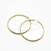 Argollas de Acero dorado AAA88