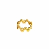 Anillo de Acero Dorado NA1084