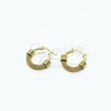Argollas de Acero dorado LMA289
