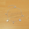 Tobillera de Acero Blanco LMB235