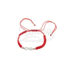 Pulsera/tobi de hilo con Acero LMB243
