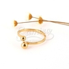 Anillo de Acero Dorado LMR285
