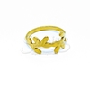 Anillo de Acero Dorado LMR419