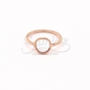 Anillo de Acero Dorado Rose LMR441