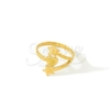 Anillo de Acero Dorado NA1090