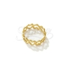 Anillo de Acero Dorado NA1094