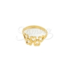 Anillo de Acero Dorado NA1097