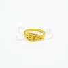 Anillo de Acero Dorado Midi NA942