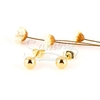 Aros de Acero Dorado NAN1009-NAN1010-NAN1011-NAN1012