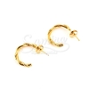 Aros de Acero Dorado NAN1036-NAN1037