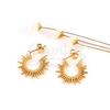 Aros de Acero dorado NAN846