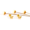 Aros Abridores de Acero Dorado NAN903