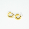 Argollas de Acero Dorado NAR1099-NAR1100-NAR1101